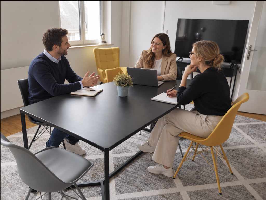 réunion collaborative projet communication